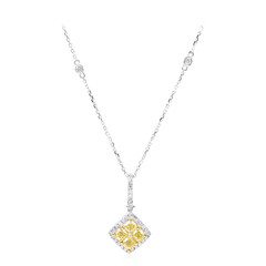 18K SI2 Yellow Diamond Gold Necklace (CIRARI)