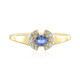 Unheated Ceylon Blue Sapphire Silver Ring