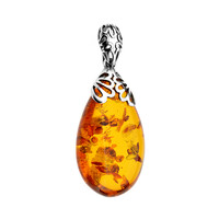 Baltic Amber Silver Pendant