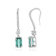 Benedito Green Tourmaline Silver Earrings