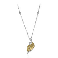 18K SI2 Yellow Diamond Gold Necklace (CIRARI)