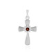 Mozambique Garnet Silver Pendant