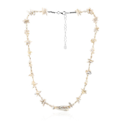 Keshi pearl Silver Necklace (TPC)