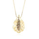 9K I2 Champagne Diamond Gold Necklace (Ornaments by de Melo)