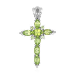 Peridot Silver Pendant