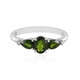 Russian Diopside Silver Ring