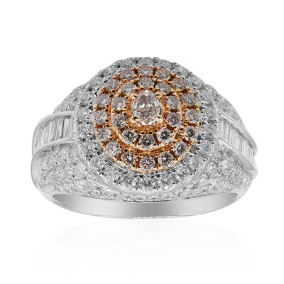 14K I1 Pink Diamond Gold Ring (CIRARI)