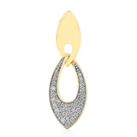 9K SI1 (G) Diamond Gold Pendant