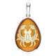 Baltic Amber Silver Pendant (dagen)