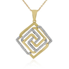 14K Flawless (F) Diamond Gold Necklace (LUCENT DIAMONDS)