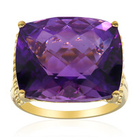 10K Amethyst Gold Ring