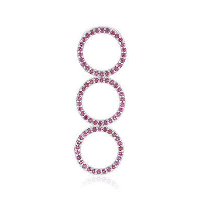 Rhodolite Silver Pendant (MONOSONO COLLECTION)