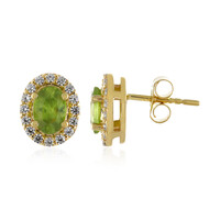 9K Sphene Gold Earrings