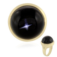 9K Indian star diopside Gold Ring