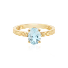 Sky Blue Topaz Silver Ring