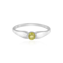 Sphene Silver Ring