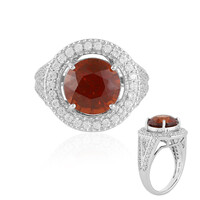 9K Hessonite Garnet Gold Ring