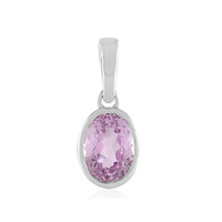 Kunzite Silver Pendant