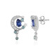 Nepal Kyanite Silver Earrings