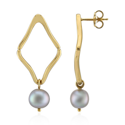 Silver Freshwater Pearl Silver Earrings (TPC)