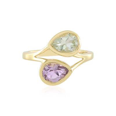 Rose de France Amethyst Silver Ring