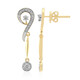 9K SI1 (G) Diamond Gold Earrings (Annette)