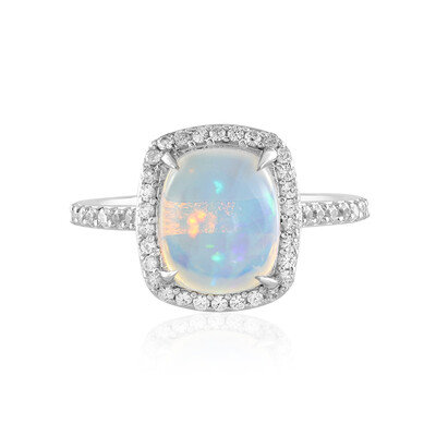 Welo Opal Silver Ring