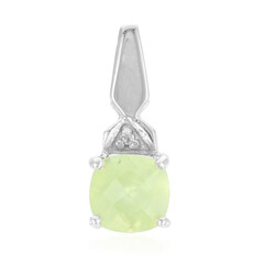 Prehnite Silver Pendant