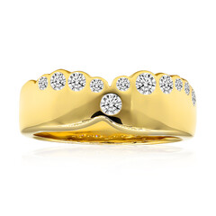 9K SI1 (G) Diamond Gold Ring