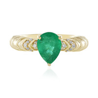 14K Zambian Emerald Gold Ring (de Melo)