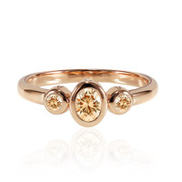 14K VS1 Argyle Rose De France Diamond Gold Ring