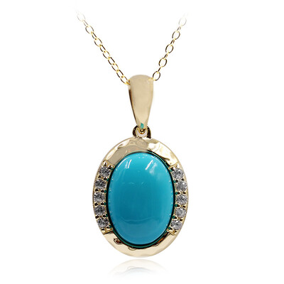 Sleeping Beauty Turquoise Silver Necklace (Faszination Türkis)