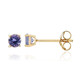 Tanzanite Silver Earrings