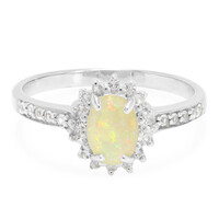 Indonesian Opal Silver Ring