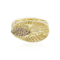 9K I2 Champagne Diamond Gold Ring (Ornaments by de Melo)