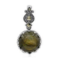 Labradorite Silver Pendant (Annette classic)