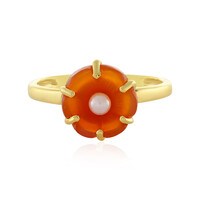 Carnelian Silver Ring