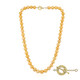 Gold Freshwater Pearl Silver Necklace (TPC)