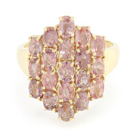 18K Unheated Padparadscha Sapphire Gold Ring (AMAYANI)