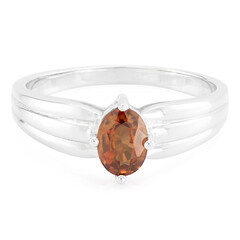 Mashewa Orange Zircon Silver Ring