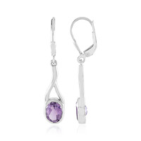 Amethyst Silver Earrings