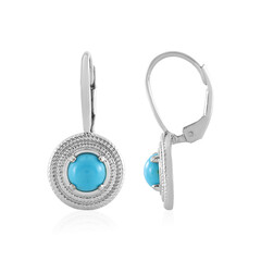 Sleeping Beauty Turquoise Silver Earrings (Faszination Türkis)