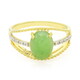 Imperial Chrysoprase Silver Ring