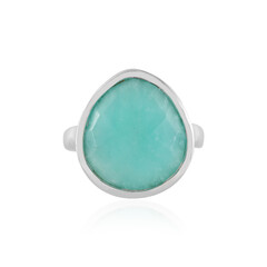 Amazonite Silver Ring