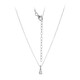 White Topaz Silver Necklace