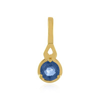 Blue Sapphire Silver Pendant