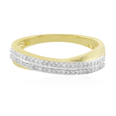 9K I4 (J) Diamond Gold Ring