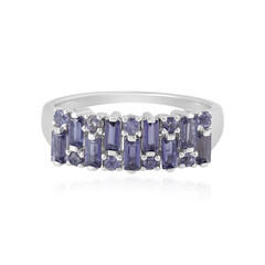 Iolite Silver Ring