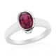 Rhodolite Silver Ring (MONOSONO COLLECTION)