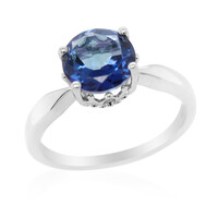 Royal Blue Topaz Silver Ring